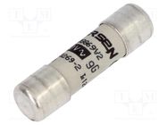 Fuse: fuse; gG,time-lag; 2A; 690VAC; 10x38mm MERSEN