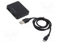 Splitter; HDCP 1.3,HDMI 1.4; black; Input: HDMI socket SAVIO