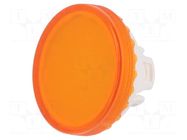 Actuator lens; 22mm; 84; orange,transparent; plastic EAO