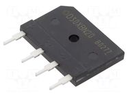 Bridge rectifier: single-phase; Urmax: 200V; If: 30A; Ifsm: 350A SHINDENGEN