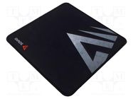 Mouse pad; black,grey; 250x250x2mm SAVIO