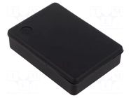 Container: box; with foam lining; ESD; black DESCO EUROPE