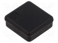 Bin; ESD; 35x35x11mm; Features: conductive; black DESCO EUROPE