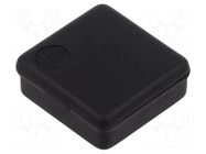 Container: box; with foam lining; ESD; black DESCO EUROPE
