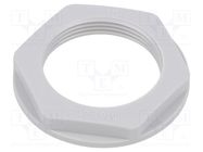 Nut; M32; polyamide; 41mm; light grey; Thread: metric; Pitch: 1.5 TE Connectivity