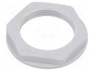 Nut; M32; polyamide; 41mm; light grey; Thread: metric; Pitch: 1.5 TE Connectivity