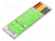 Scriber; 2.8mm; red,graphite,yellow EXPERT MARKING TOOLS