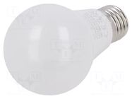 LED lamp; white warm; E27; 230VAC; 1055lm; P: 11W; 200°; 3000K V-TAC