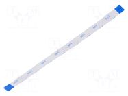 FFC tape; Cores: 12; Tape ph: 0.5mm; L: 127mm; 500mA; 60V; FFC5-TIN GCT