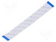 FFC tape; Cores: 40; Tape ph: 0.5mm; contacts on the same side GCT