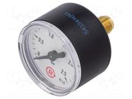 Manometer; 0÷2.5bar; G 1/8",rear connection; 40mm; Temp: -20÷60°C PNEUMAT