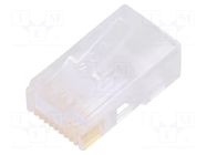 Connector: RJ50; plug; PIN: 10; 10p10c; for cable; IDC; straight BEL FUSE
