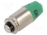 LED lamp; green; S5,7s; 24VDC; 24VAC; No.of diodes: 1 EAO