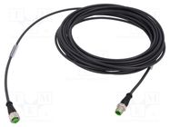 Connection lead; M12; PIN: 4; 15m; plug; 250VAC; 4A; 7000; -5÷80°C MURR ELEKTRONIK