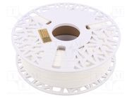 Filament: PLA+; 1.75mm; white; 190÷230°C; 1kg; Table temp: 50÷70°C ROSA 3D