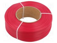 Filament: PLA; 1.75mm; red (ruby); 185÷225°C; 1kg; refill ROSA 3D