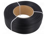 Filament: ABS+; 1.75mm; black; 230÷270°C; 1kg; Table temp: 80÷110°C ROSA 3D