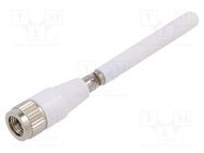 Antenna; 2G,3G,4G,GSM,LTE; 0.1dBi,2.9dBi,4.6dBi; 49÷71mm 2J