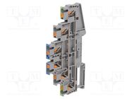 Splice terminal: rail; 0.14÷4mm2; ways: 3; terminals: 5; push-in PHOENIX CONTACT