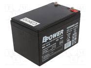 Re-battery: acid-lead; 12V; 28Ah; AGM; maintenance-free SSB