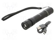 Torch: LED; luminous flux adjustment; 4h; IP66; Sniper 3.3 MACTRONIC