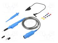 Probe: for oscilloscope; 0÷500MHz; 100: 1; 0.9ns; 12÷25pF; blue STÄUBLI