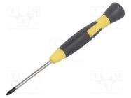 Screwdriver; Phillips; precision; PH0; ESD; Blade length: 50mm LINDSTRÖM