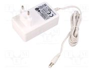 Power supply: switching; mains,plug; 12VDC; 3A; 36W; Plug: EU; white POS