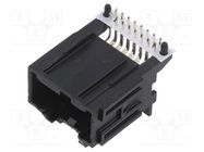 STAC64 RA HDR 16 CKT BLK POL A TRAY MOLEX