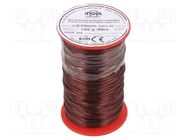 Coil wire; double coated enamelled; 0.9mm; 0.5kg; -65÷200°C INDEL