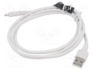 Cable; USB 2.0; USB A plug,USB B micro plug; nickel plated; 1m VENTION