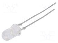LED; red; 5mm; 3000÷12000mcd; 30°; Front: convex; 2.1÷2.6VDC; 130mW CREE LED