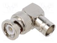 Adapter; BNC male,BNC female; Insulation: PTFE; 50Ω; Mat: brass AMPHENOL RF