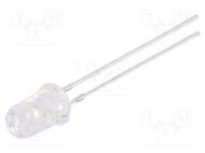 LED; UV; 60°; 20mA; 114mW; λd: 370÷380nm; 3÷3.8VDC; THT; Front: convex OPTOSUPPLY