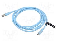 Cable; USB 2.0; USB A plug,USB B micro plug; nickel plated; 2m VENTION