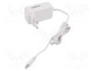 Power supply: switching; mains,plug; 12VDC; 2A; 24W; Plug: EU; 86.2% POS