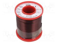 Coil wire; double coated enamelled; 1.3mm; 1kg; -65÷200°C INDEL