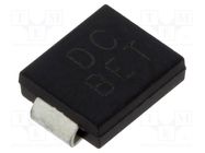 Diode: TVS; 1.5kW; 20V; 51.4A; bidirectional; SMC; reel,tape DC COMPONENTS