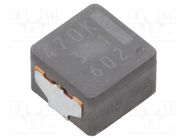 Inductor: wire; SMD; 47uH; 2.9A; 163.46Ω; ±20%; 4.8x7x7.4mm; ETQP4M PANASONIC