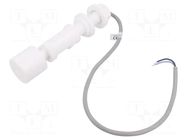 Sensor: liquid level; -20÷80°C; OUT: NO; IP67; polypropylene; 0.5m CARLO GAVAZZI