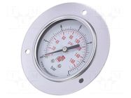Manometer; 0÷12bar; G 1/4",rear connection; 63mm; Temp: -20÷60°C PNEUMAT