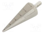 Taper reamer; high speed steel stal szybkotnąca HSS; 6÷30mm ALPEN-MAYKESTAG