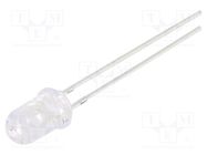 LED; UV; 30°; 20mA; 114mW; λd: 370÷380nm; 3÷3.8VDC; THT; Front: convex OPTOSUPPLY