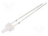 LED; 2mm; white cold; 2180÷3000mcd; 90°; Front: flat; 2.9÷3.4VDC OPTOSUPPLY