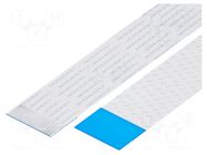FFC tape; Cores: 18; Tape ph: 1mm; L: 30mm; 1A; 60V; Plating: tinned GCT