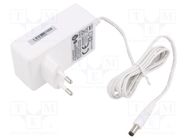 Power supply: switching; mains,plug; 12VDC; 3A; 36W; Plug: EU; white POS