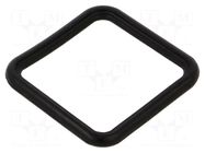 Gasket; size 3A; Han®; Application: connectors; 21x21mm HARTING