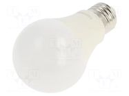 LED lamp; white cold; E27; 230VAC; 806lm; 8.5W; 180°; 6500K TOSHIBA LED LIGHTING