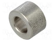 Spacer sleeve; 5mm; cylindrical; stainless steel; Out.diam: 8mm 