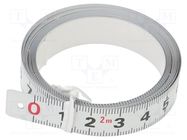 Ruler; L: 2m; Width: 13mm; flexible,self-adhesive TAJIMA